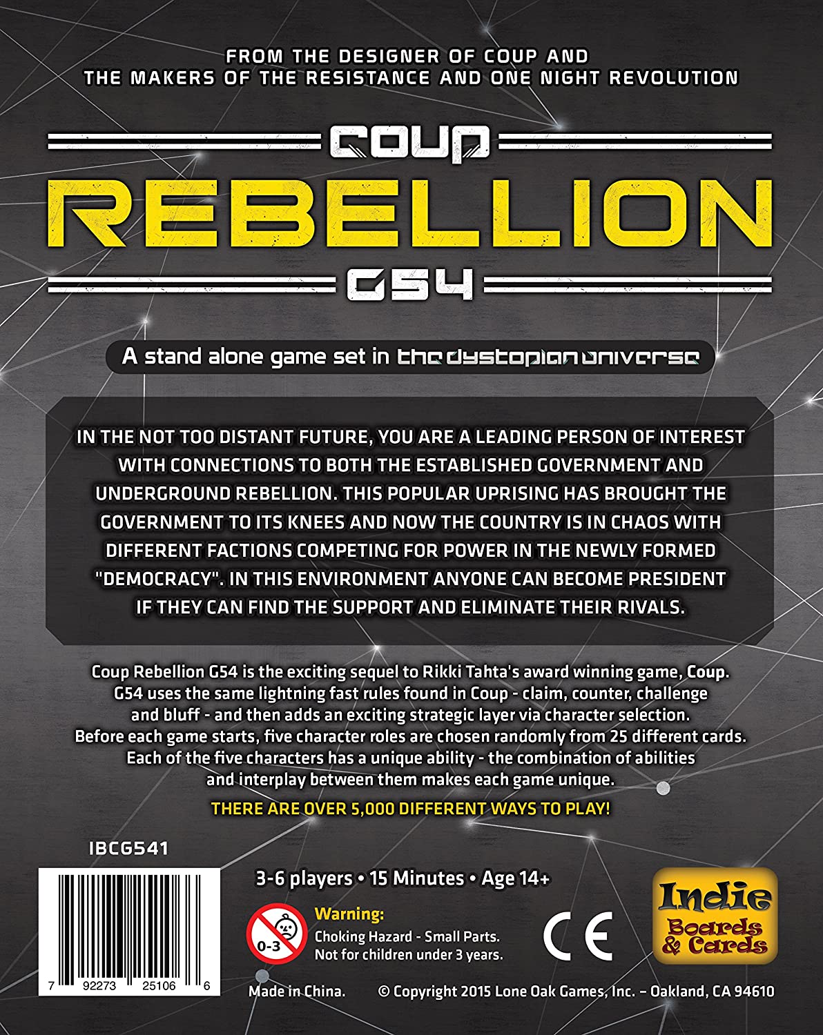 Coup : Rebellion G54
